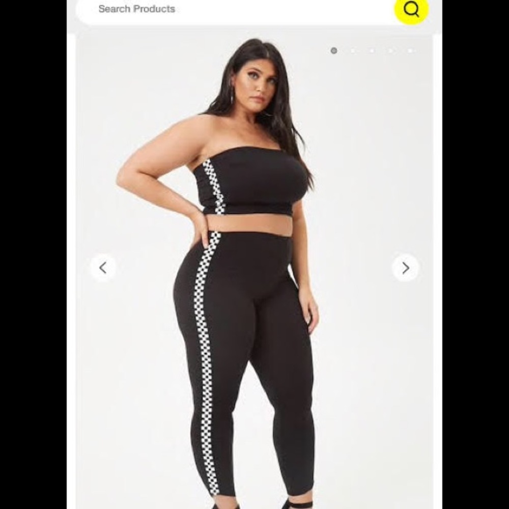 Plus size pant set